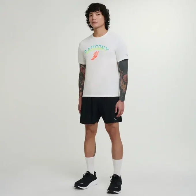 Camiseta de mangas cortas con gráfico de cronómetro